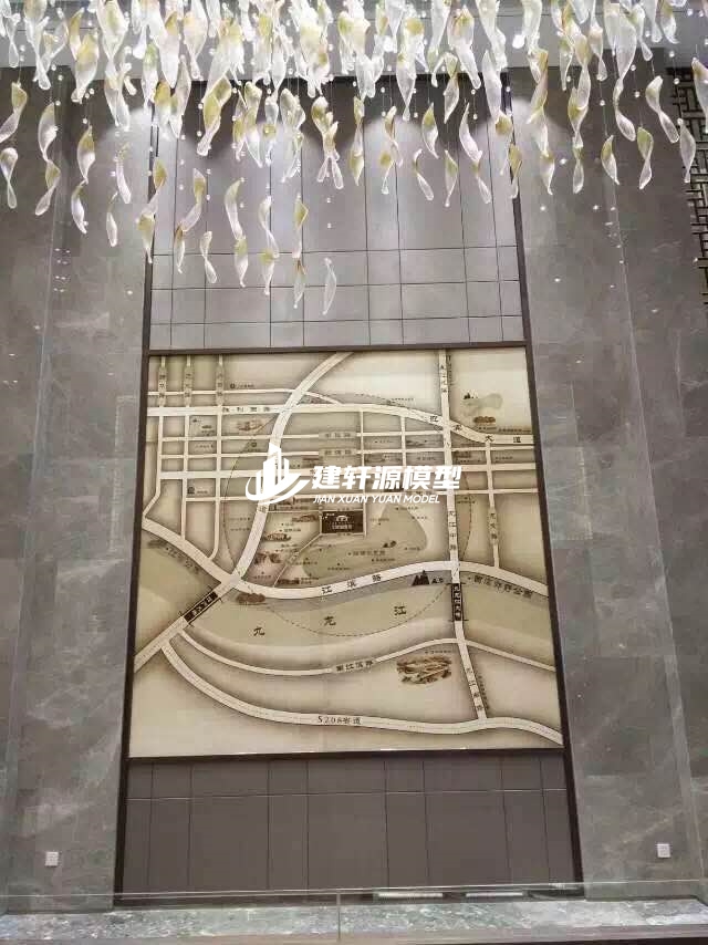 永和木质壁挂模型